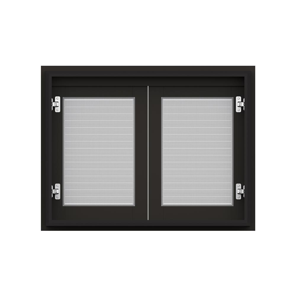 บานซิงค์คู่เกล็ดนอน JUPITER GRAND BROWN 87x67 ซม.