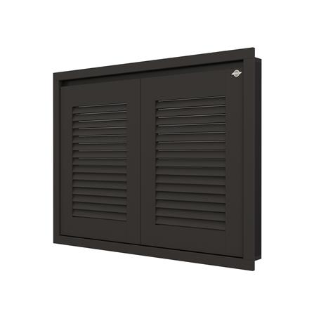 บานซิงค์คู่เกล็ดนอน JUPITER GRAND BROWN 87x67 ซม._1