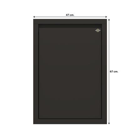 บานซิงค์เดี่ยวเรียบ JUPITER GRAND BROWN 47x67 ซม._6