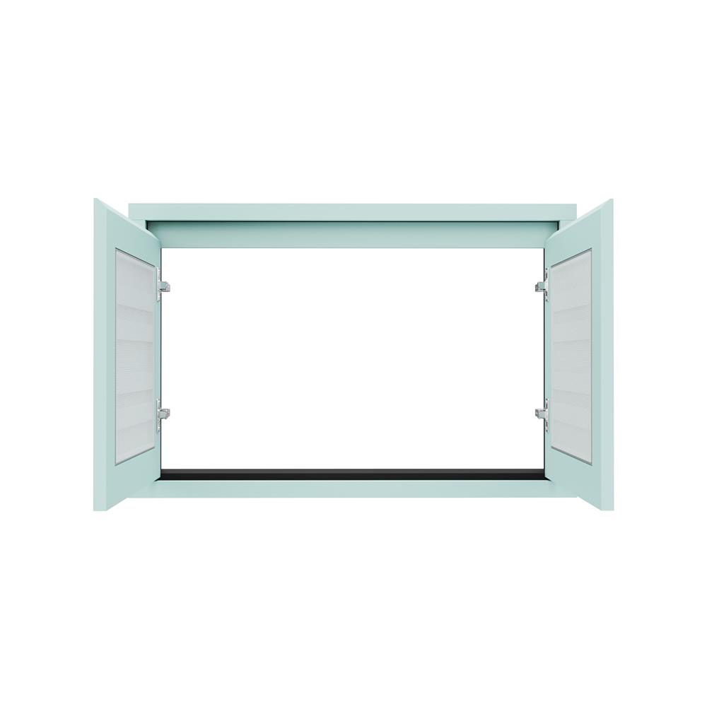 บานใต้เตาเกล็ดตรง JUPITER GRAND GREEN 87x57 ซม.