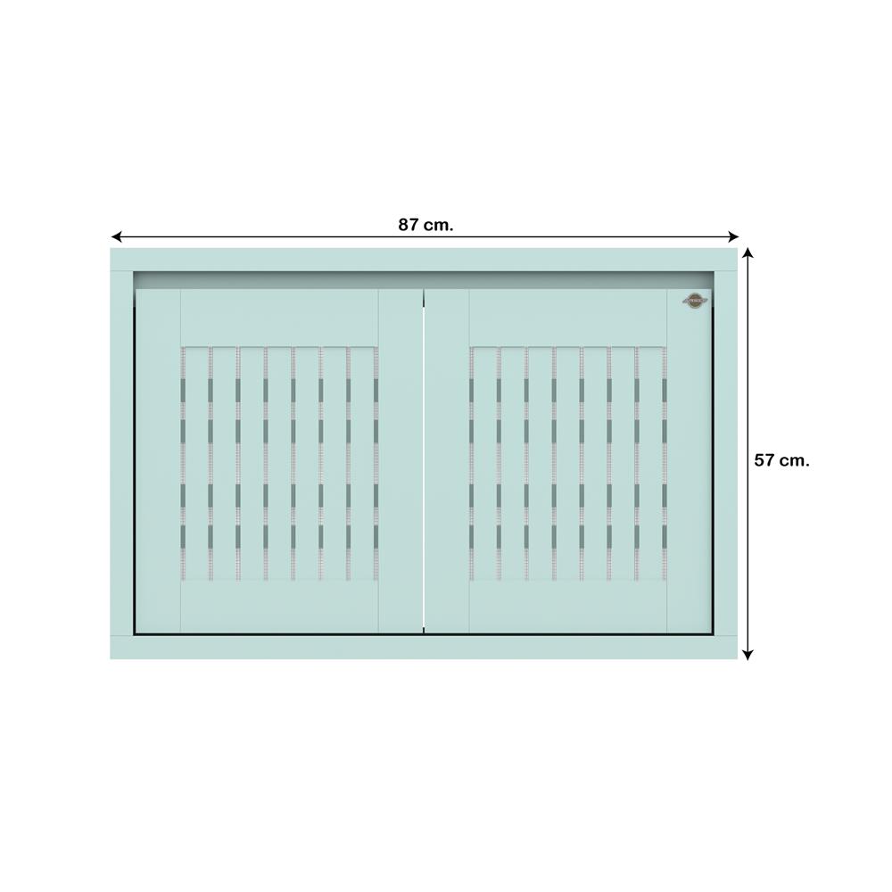 บานใต้เตาเกล็ดตรง JUPITER GRAND GREEN 87x57 ซม.