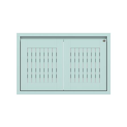 บานใต้เตาเกล็ดตรง JUPITER GRAND GREEN 87x57 ซม._0