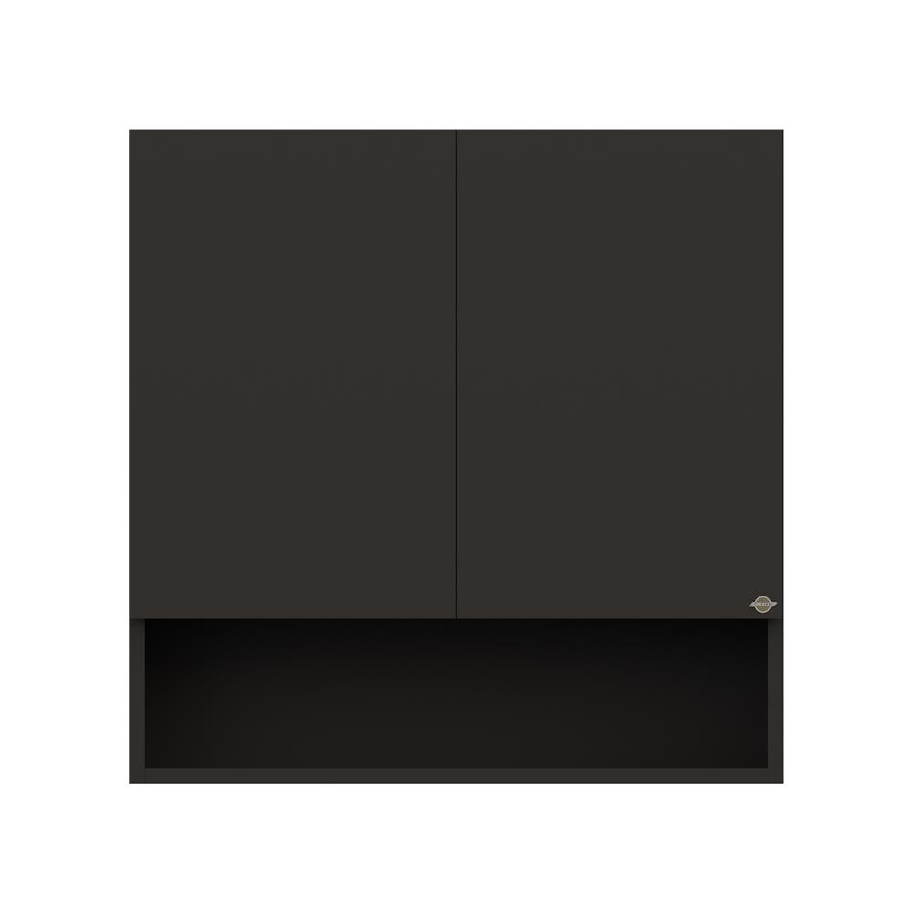ตู้แขวนคู่พร้อมช่องโล่ง D2 JUPITER GRAND BROWN 80x80 ซม.