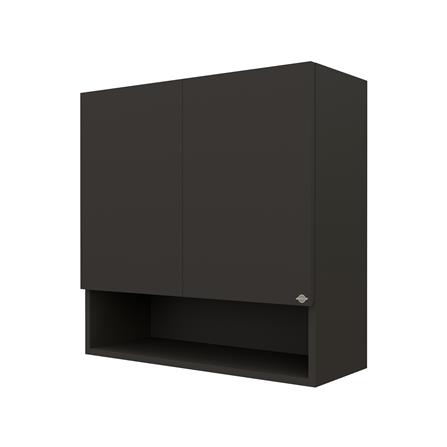 ตู้แขวนคู่พร้อมช่องโล่ง D2 JUPITER GRAND BROWN 80x80 ซม._1