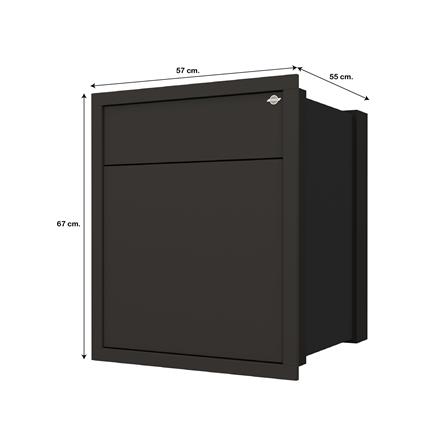 ตู้ลิ้นชัก JUPITER GRAND BROWN 57x67 ซม._5