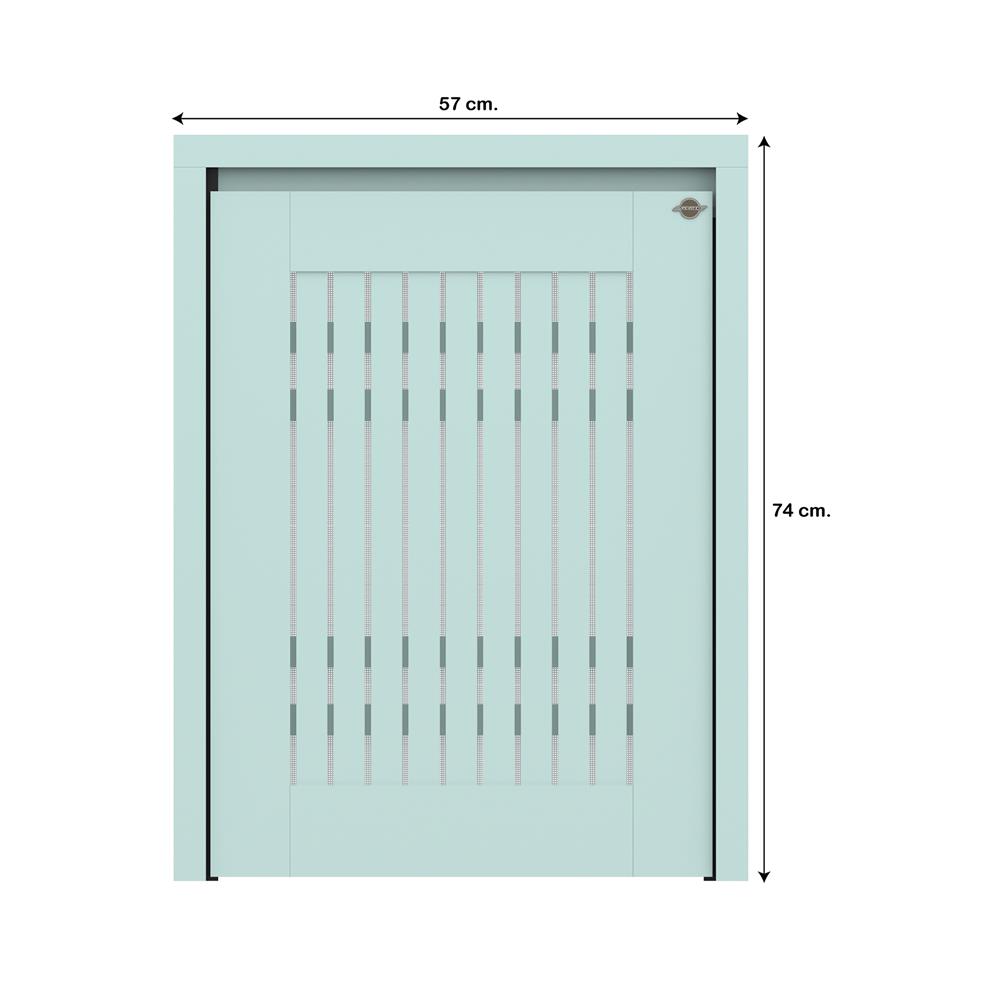 บานถังแก๊สเกล็ดตรง JUPITER GRAND GREEN  57x74 ซม.