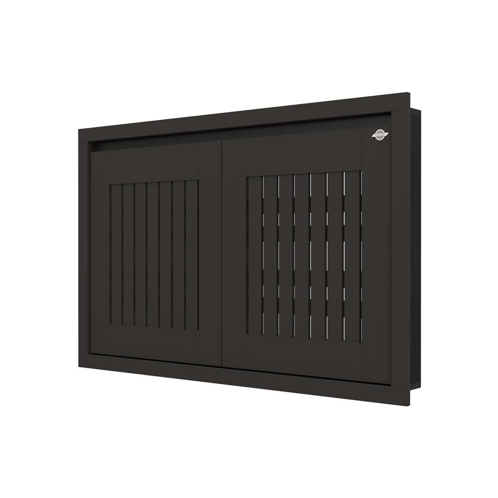 บานใต้เตาเกล็ดตรง JUPITER GRAND BROWN 87x57 ซม.