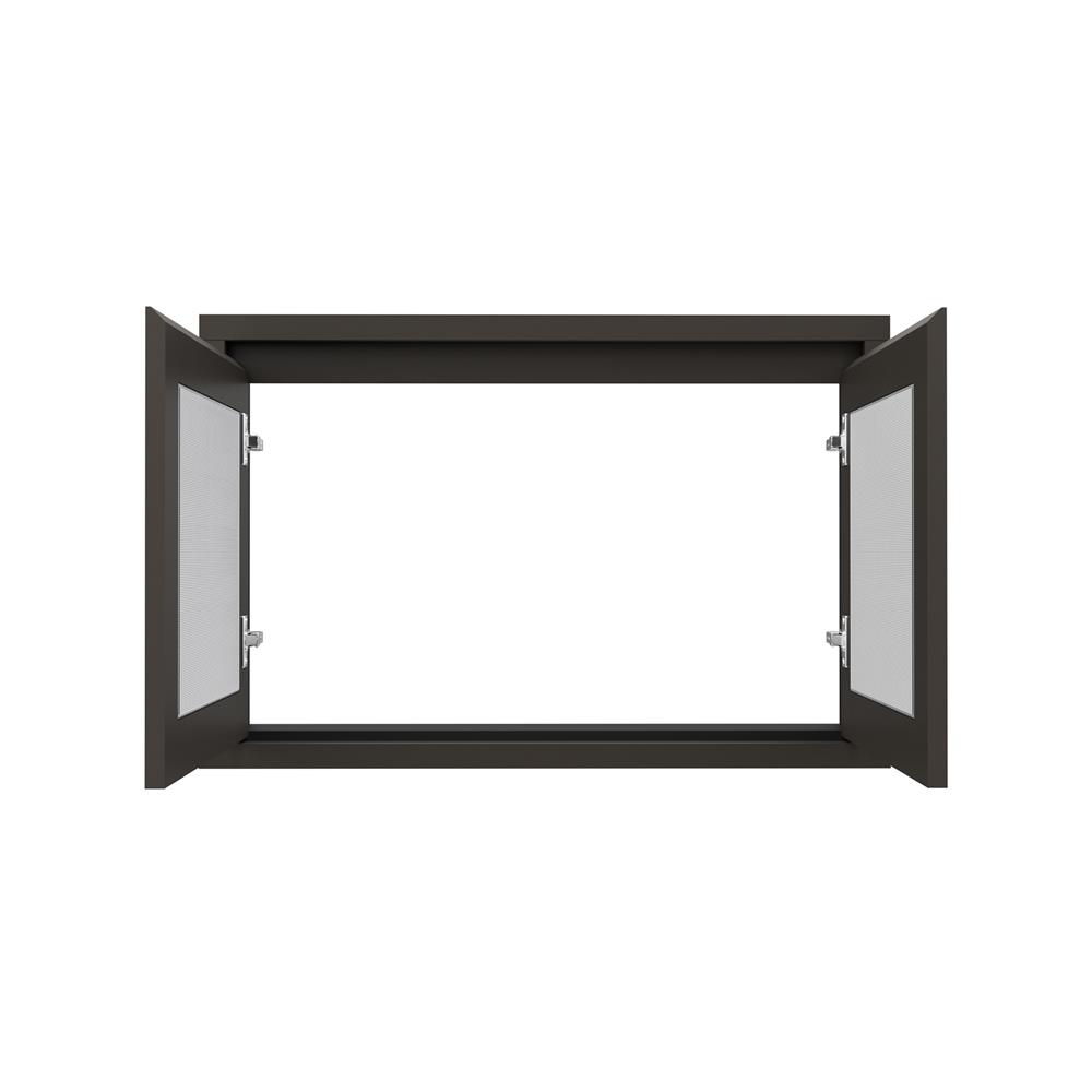 บานใต้เตาเกล็ดตรง JUPITER GRAND BROWN 87x57 ซม.