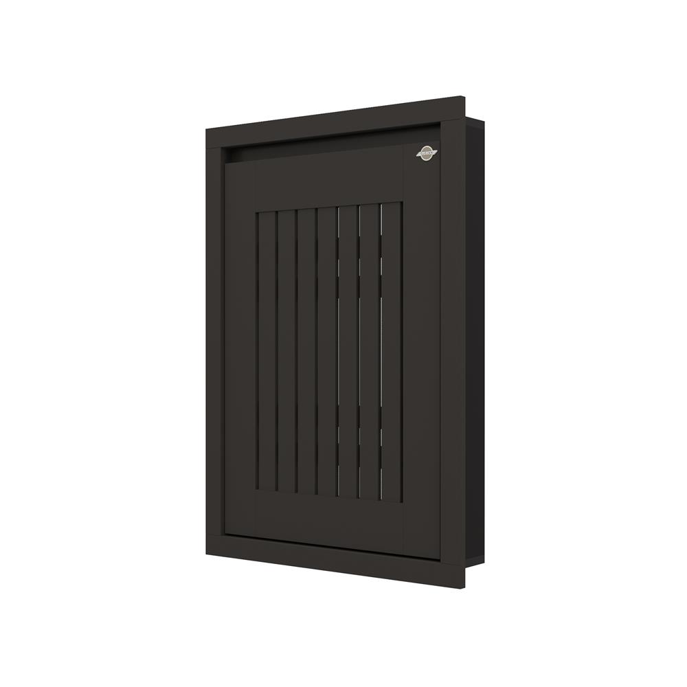 บานซิงค์เดี่ยวเกล็ดตรง JUPITER GRAND BROWN 47x67 ซม.