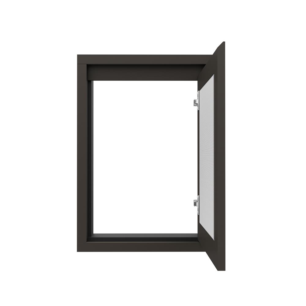 บานซิงค์เดี่ยวเกล็ดตรง JUPITER GRAND BROWN 47x67 ซม.