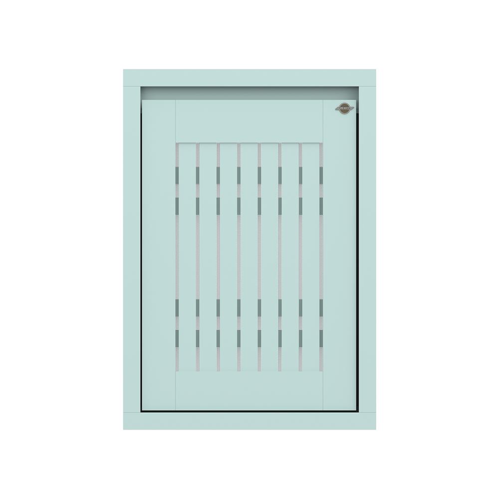 บานซิงค์เดี่ยวเกล็ดตรง JUPITER GRAND GREEN 47x67 ซม.