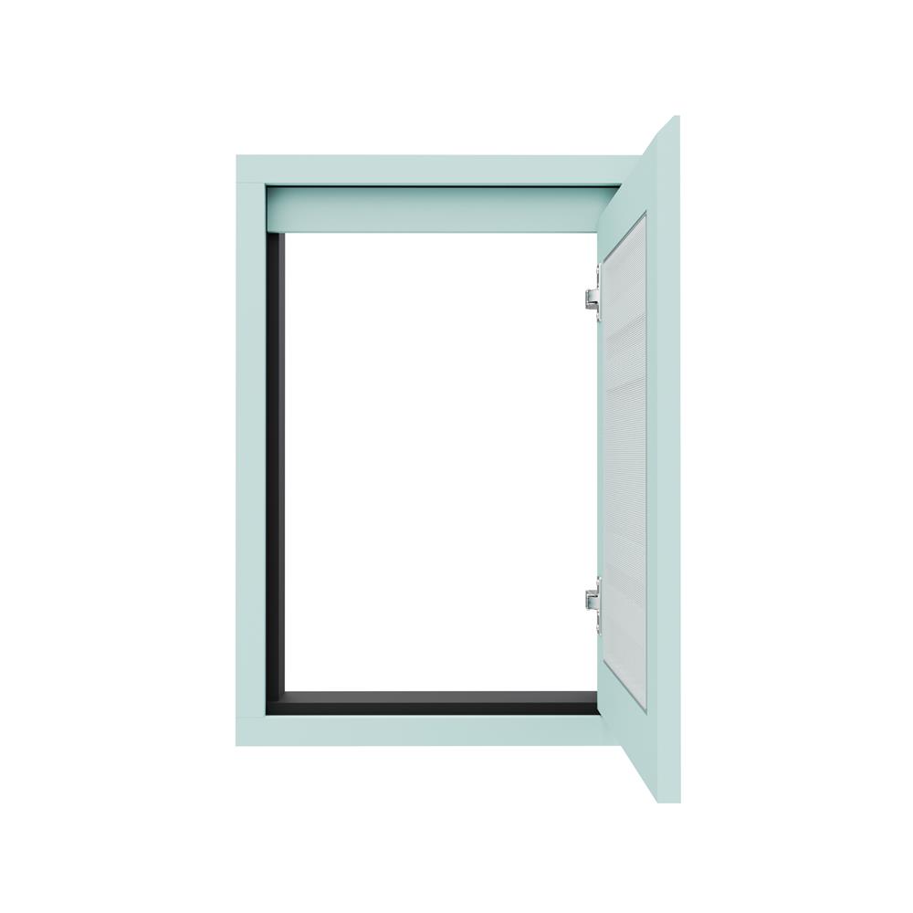 บานซิงค์เดี่ยวเกล็ดตรง JUPITER GRAND GREEN 47x67 ซม.