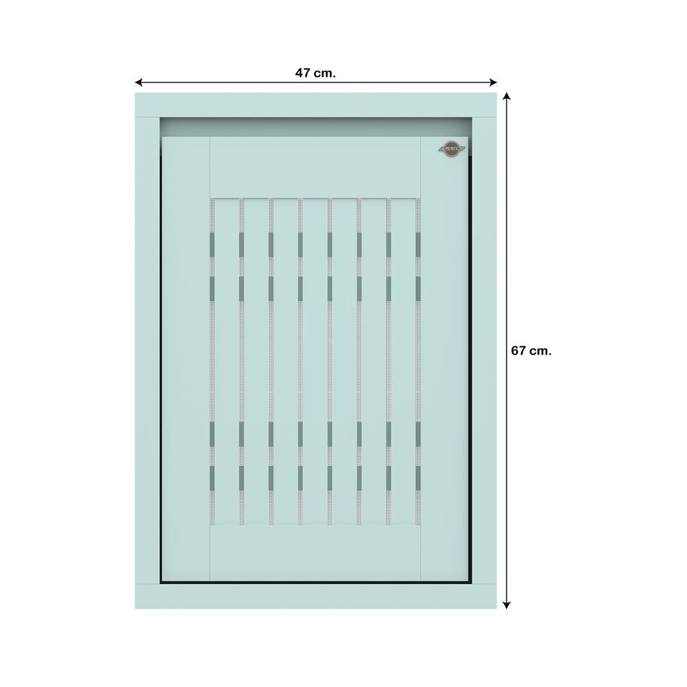 บานซิงค์เดี่ยวเกล็ดตรง JUPITER GRAND GREEN 47x67 ซม.