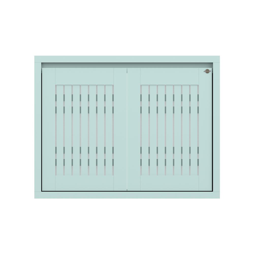 บานซิงค์คู่เกล็ดตรง JUPITER GRAND GREEN 87x67 ซม.