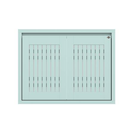 บานซิงค์คู่เกล็ดตรง JUPITER GRAND GREEN 87x67 ซม._0