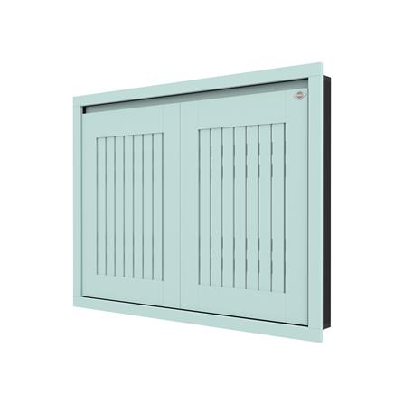 บานซิงค์คู่เกล็ดตรง JUPITER GRAND GREEN 87x67 ซม._1