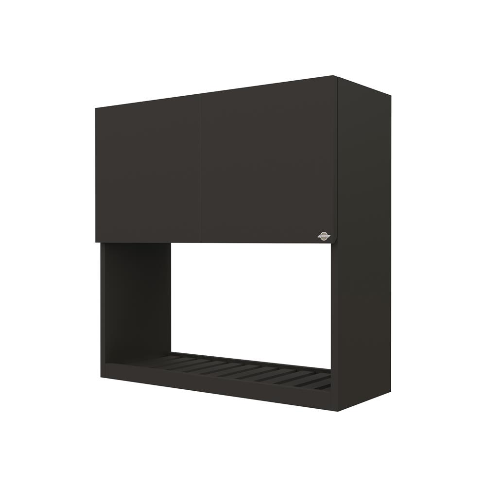 ตู้แขวนคู่คว่ำจาน JUPITER GRAND BROWN 80x80 ซม.