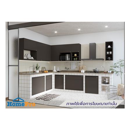 ตู้แขวนคู่คว่ำจาน JUPITER GRAND BROWN 80x80 ซม._3