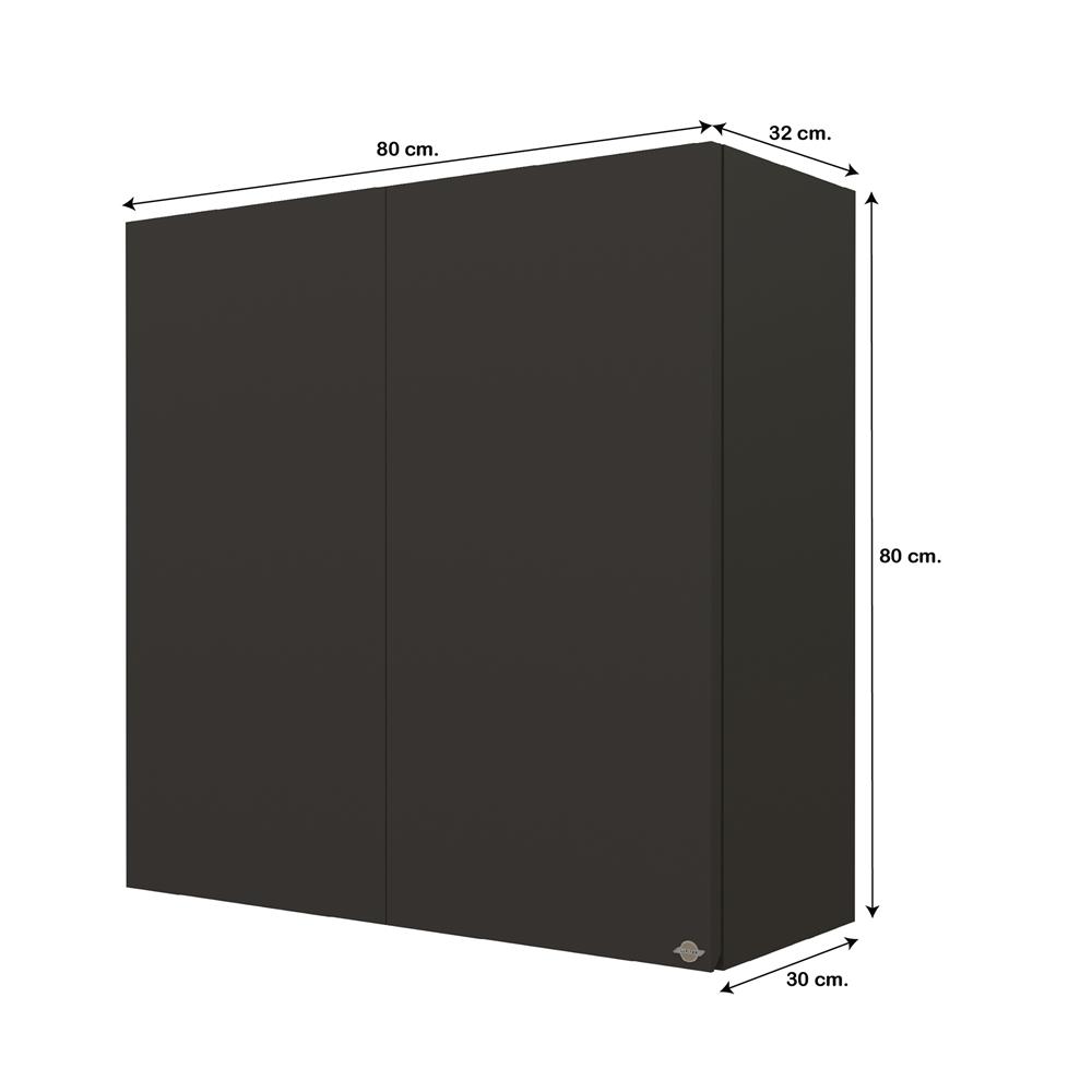 ตู้แขวนคู่ JUPITER GRAND BROWN 80x80 ซม.