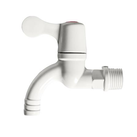 ก๊อกสนาม PVC ERA สีขาว 1/2 นิ้ว (2 ชิ้น)_1