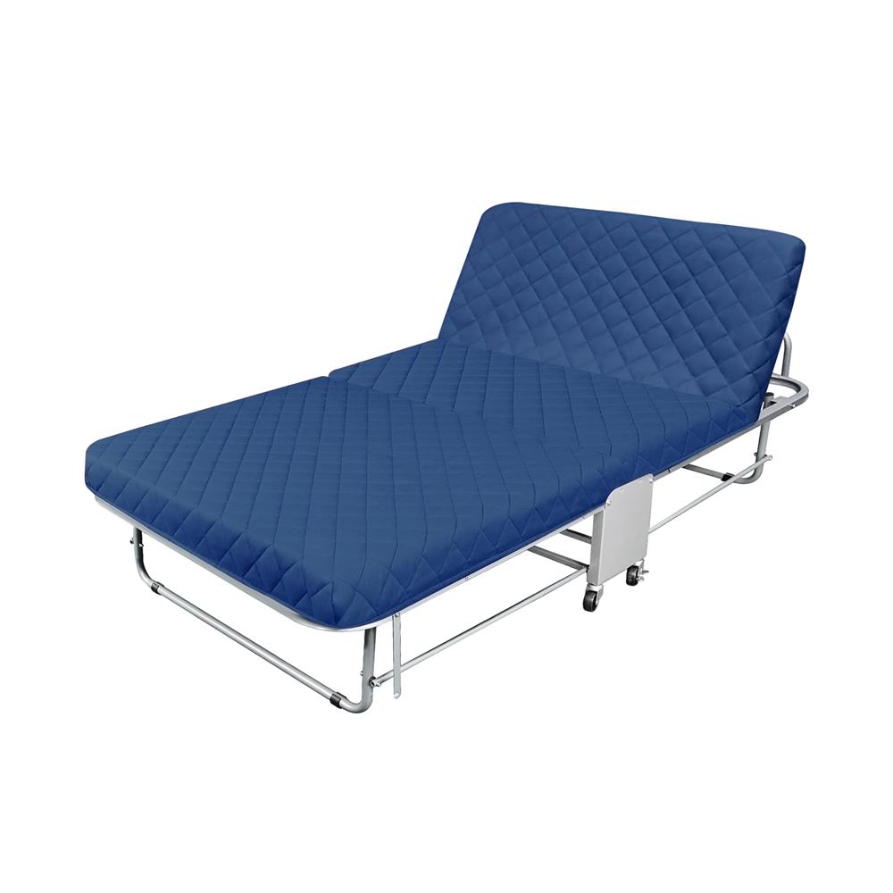 เตียงพับพร้อม TOPPER THAIBULL OLT237-90S 100x190x37 ซม. สี BLUE