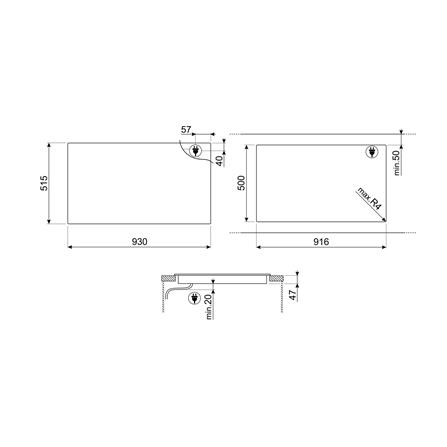 เตาฝัง+เครื่องดูดควัน SMEG SIA1963D+KLTI12L4MB_12