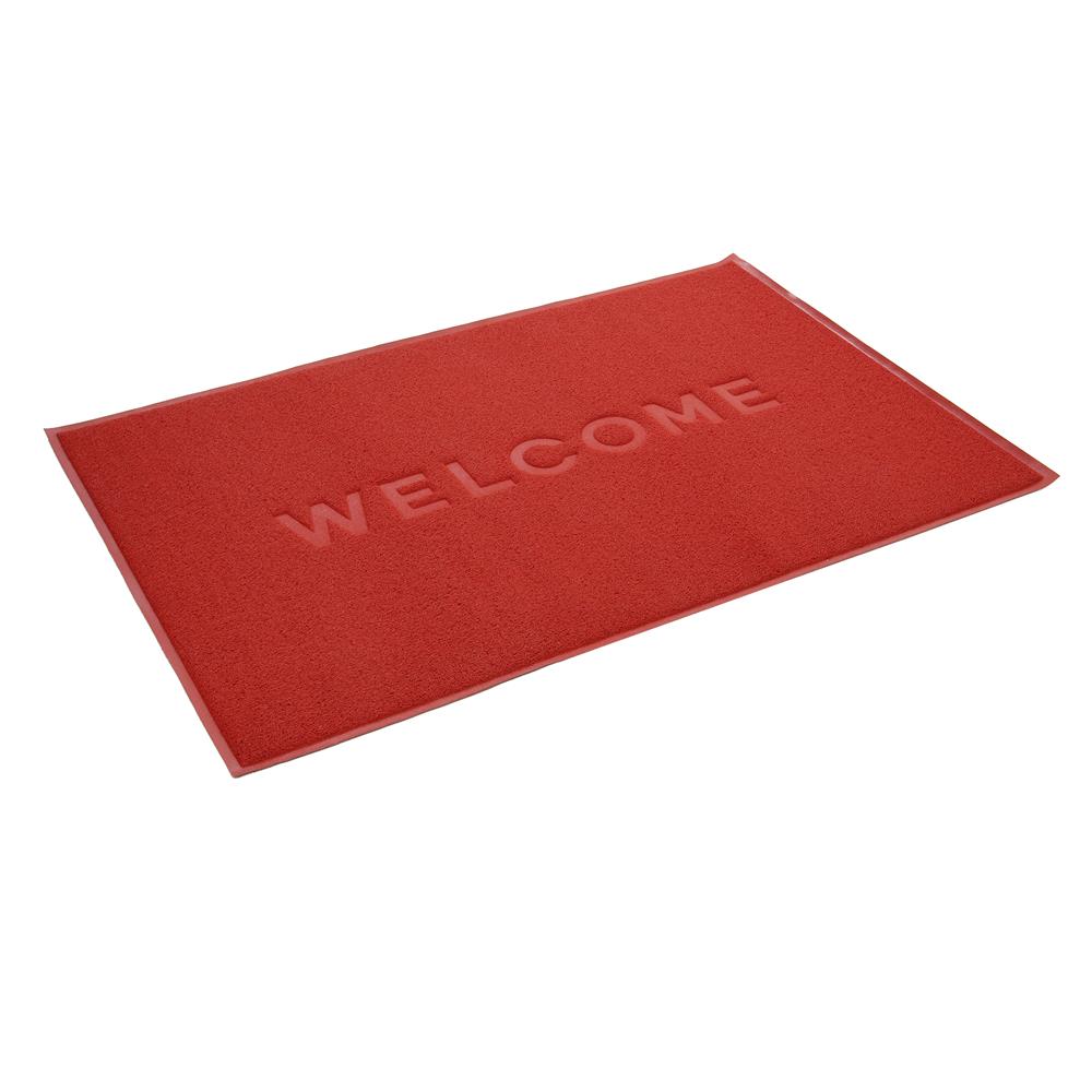 พรมเช็ดเท้าดักฝุ่น HOME LIVING STYLE W.NEO 120X180 ซม. สีแดง