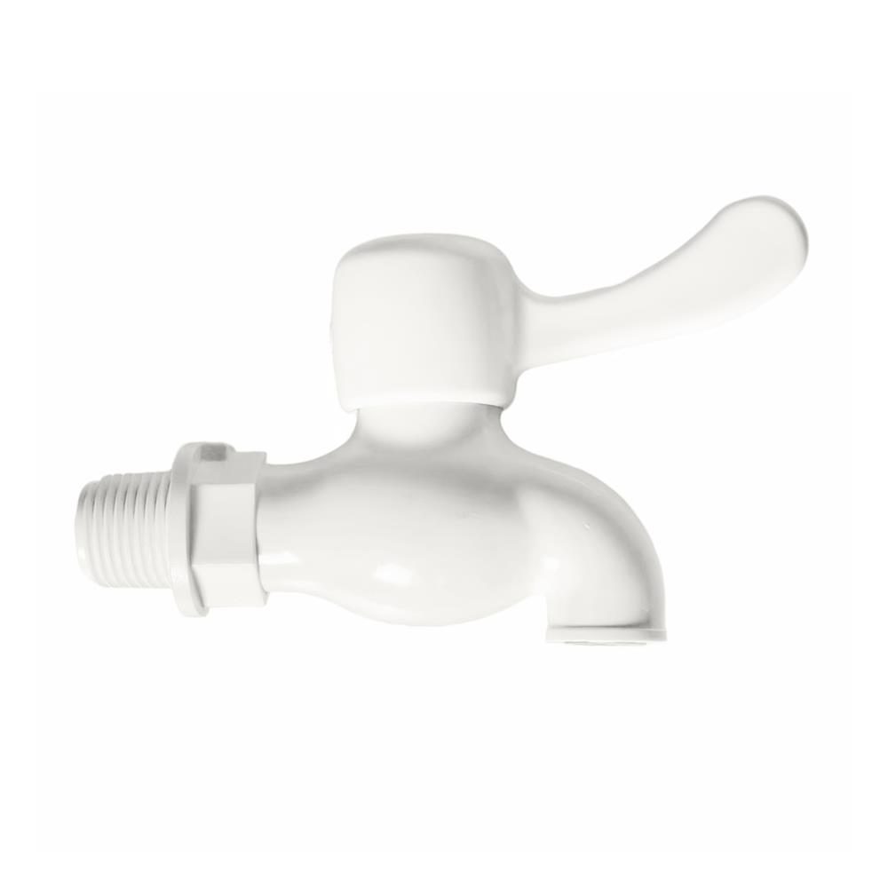 ก๊อกบอล PVC ERA สีขาว 1/2 นิ้ว (2 ชิ้น)