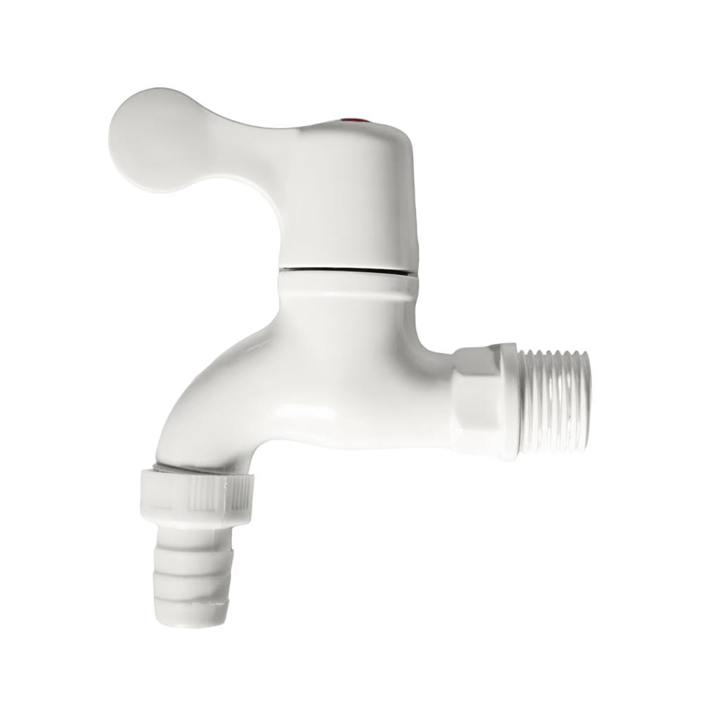 ก๊อกสนามปากถอดได้ PVC ERA สีขาว 1/2 นิ้ว (2 ชิ้น)