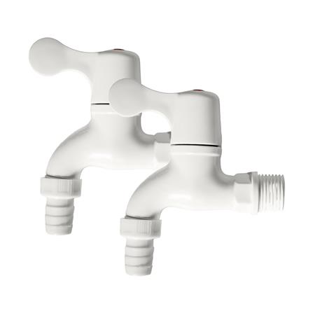 ก๊อกสนามปากถอดได้ PVC ERA สีขาว 1/2 นิ้ว (2 ชิ้น)_0