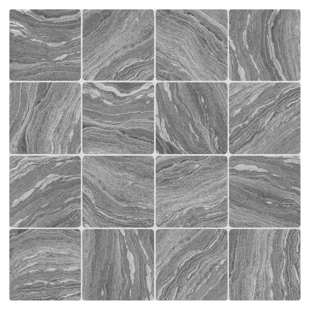 กระเบื้องพื้นพอร์ซเลน 16x16 นิ้ว COTTO บาซิลิสก์ เทา PM 0.96 ตร.ม.