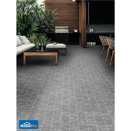 กระเบื้องพื้นพอร์ซเลน 16x16 นิ้ว COTTO บาซิลิสก์ เทา PM 0.96 ตร.ม._3