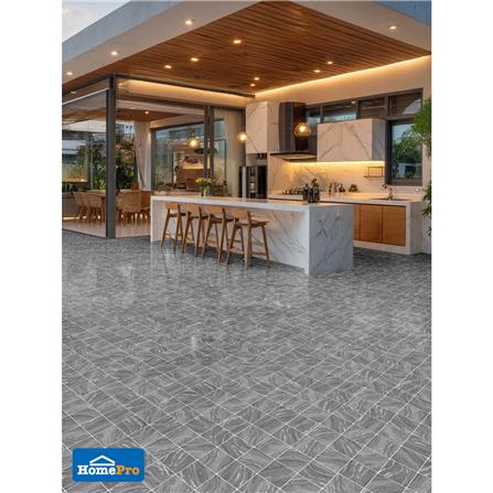 กระเบื้องพื้นพอร์ซเลน 16x16 นิ้ว COTTO บาซิลิสก์ เทา PM 0.96 ตร.ม._5