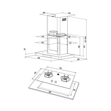 เตาฝัง+เครื่องดูดควัน MEX V626CR+K626CR_12