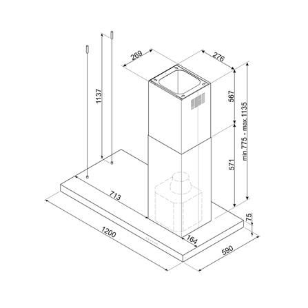 เตาฝัง+เครื่องดูดควัน SMEG SIA1963DG+KLTI12L4X_9