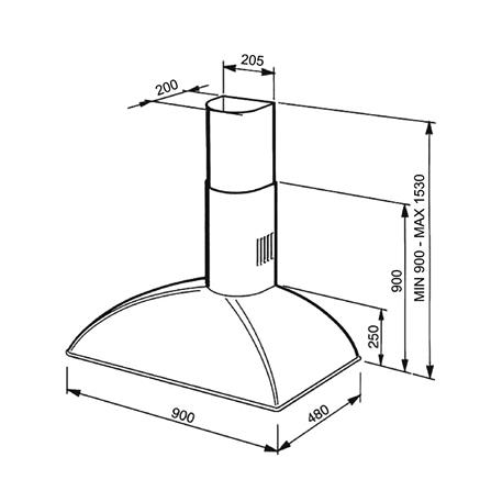 เตาฝัง+เครื่องดูดควัน SMEG P864AO+KS89AOE_5