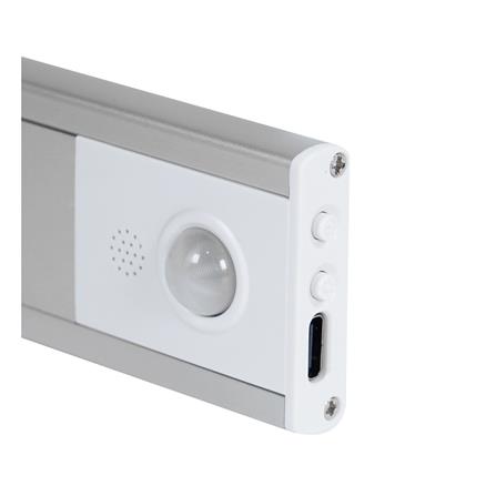 ไฟ LED อัตโนมัติ 20 ซม. ELECKTA SSBW-200 100 ลูเมน สีเงิน_2