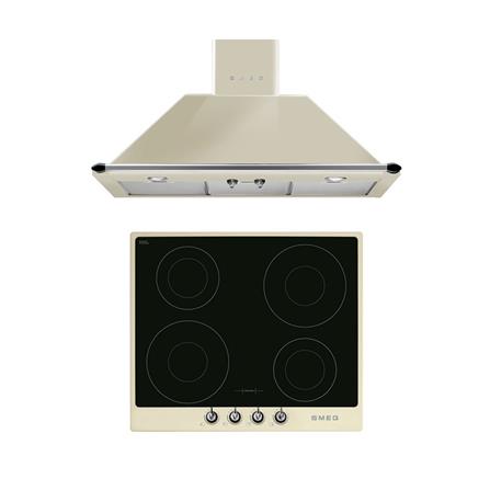เตาฝัง+เครื่องดูดควัน SMEG SI964PM+KT90PE_0