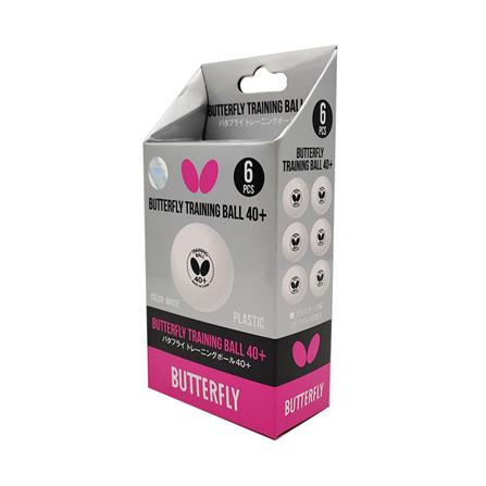 ลูกปิงปอง BUTTERFLY TRAINING สีขาว (กล่อง 6 ลูก)_2