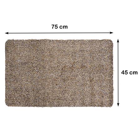 พรม SNAZZ WELLY 45x75 ซม. สีน้ำตาล_7