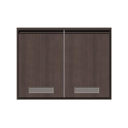 บานซิงค์คู่ช่องระบาย STARMARK MAXII 85x66 ซม. สี RICH WALNUT_0