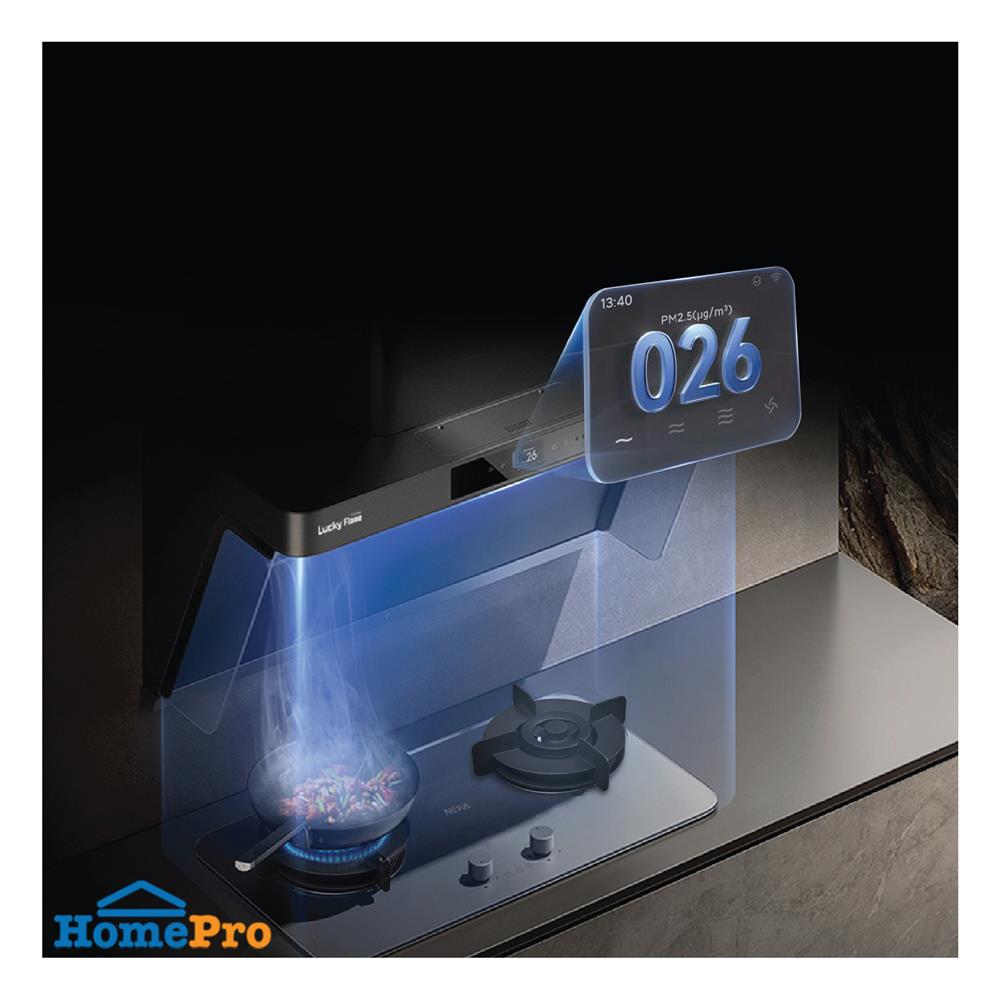 เตาฝัง+เครื่องดูดควัน LUCKY FLAME RWE-L29018P+LGS-9132TP