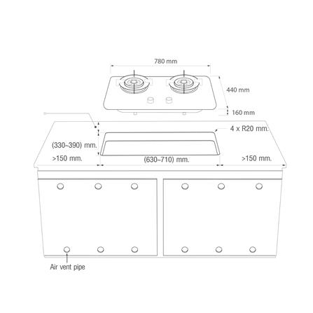 เตาฝัง+เครื่องดูดควัน LUCKY FLAME RWE-L29018P+LGS-9132TP_7