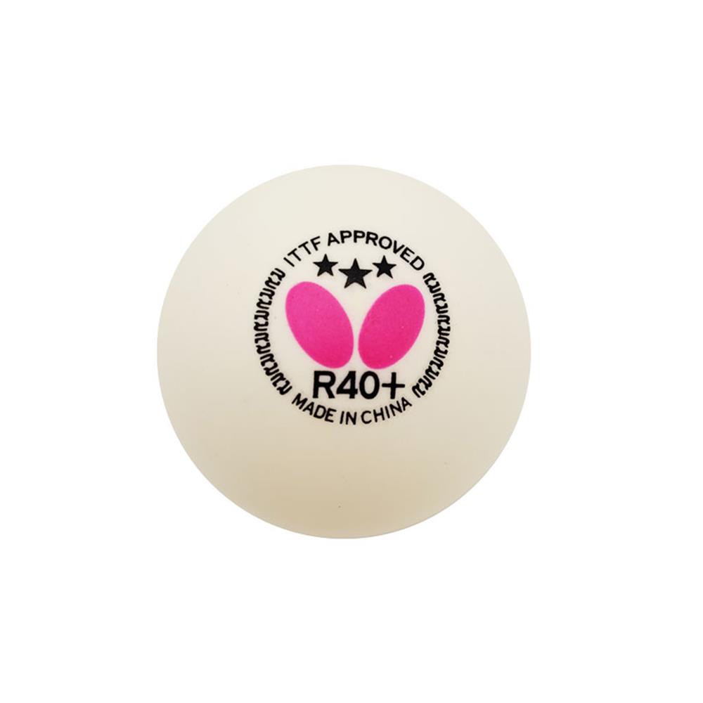 ลูกปิงปอง BUTTERFLY 3 ดาว สีขาว (กล่อง 3 ลูก)