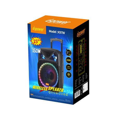 ลำโพงบลูทูธพร้อมไมค์ D POWER K97W_3