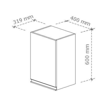 ตู้แขวนเดี่ยวเปิดขวา STARMARK MAXII 40x60 ซม. สี RICH WALNUT_5