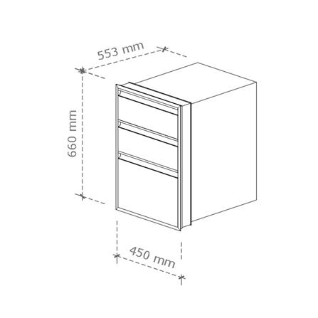 ตู้ลิ้นชัก STARMARK MAXII 45x66 ซม. สี RICH WALNUT_5