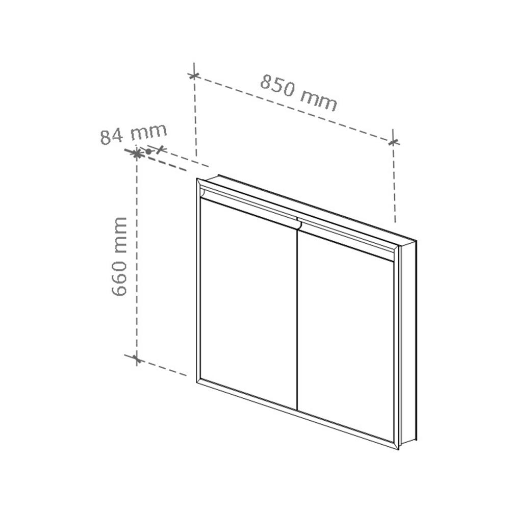 บานซิงค์คู่เรียบ STARMARK MAXII 85x66 ซม. สี RICH WALNUT