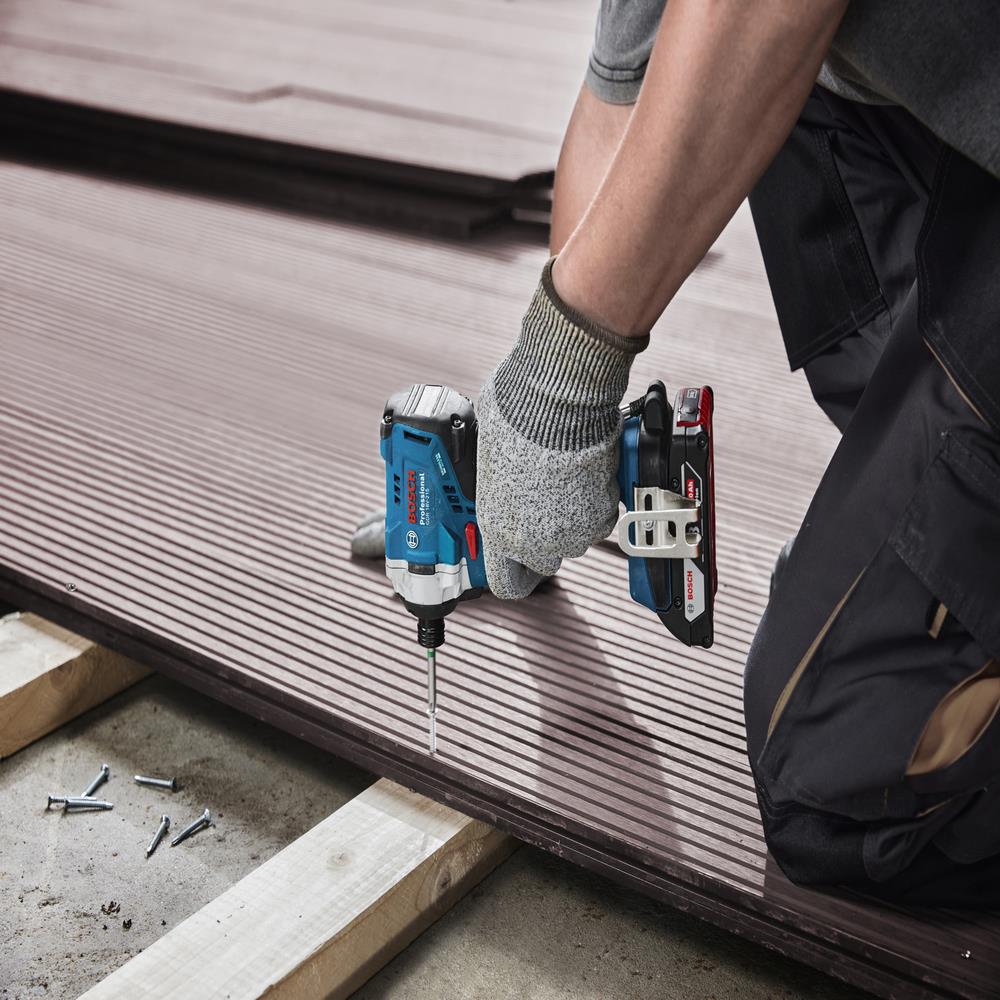 ชุดสว่านไร้สาย (พร้อมแบตเตอรี่) BOSCH GSB185+GDR215 18 โวลต์