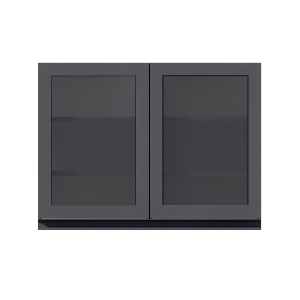 ตู้แขวนคู่บานกระจกเปิดคู่ STARMARK MAXII 60x80 ซม. สี TITANIUM GREY